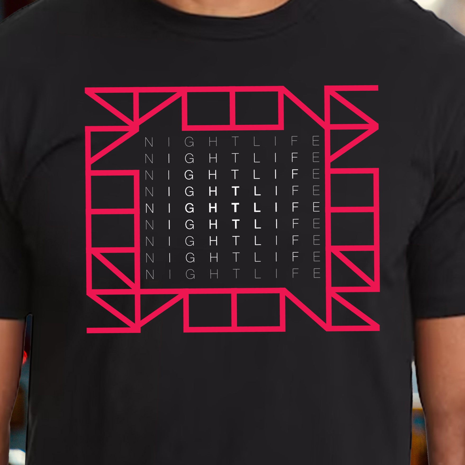 Spoons – "Nightlife" Unisex Black T-Shirt