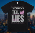 Spoons – "Tell No Lies" Unisex Black T-Shirt