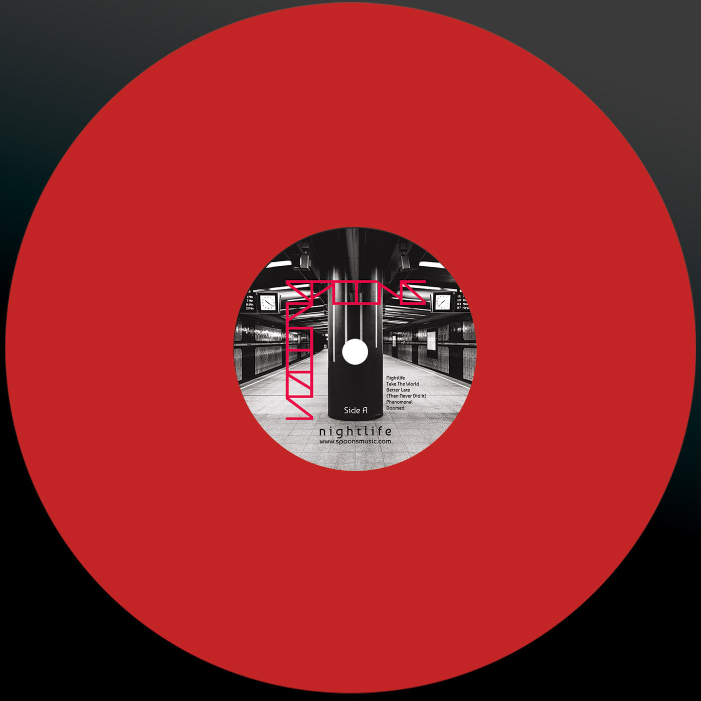 Spoons – Nightlife 180 Gram Signed Red Vinyl Record + Digital Download (Limited Edition)