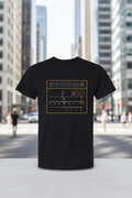 Spoons – Romantic Traffic "Subway Map" Unisex Black T-Shirt